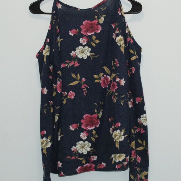 Rue21 Cold Shoulder Floral Top Size Small - Picture 3 of 11